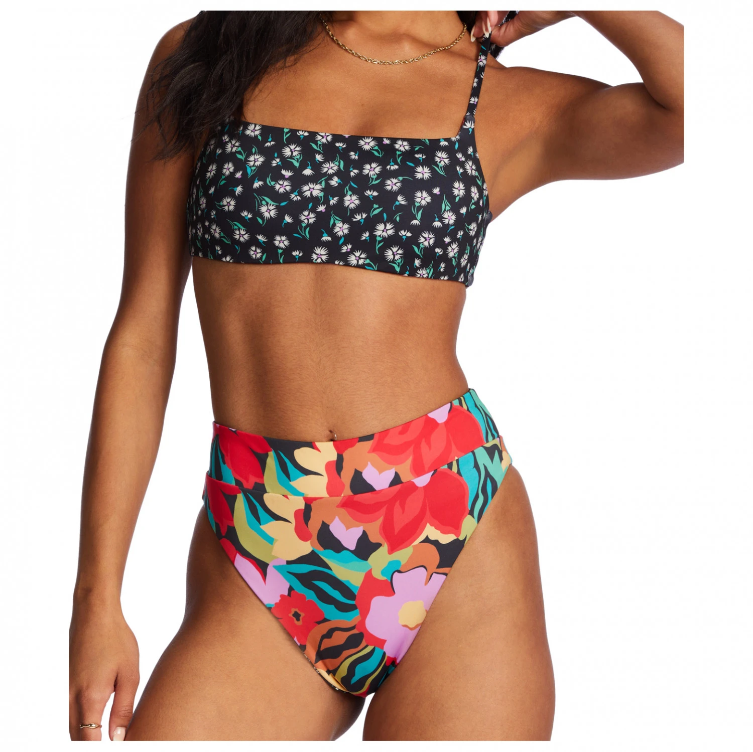 Billabong - Women's Islands Away Rev Zoe Crop - Haut De Maillot â Image 3